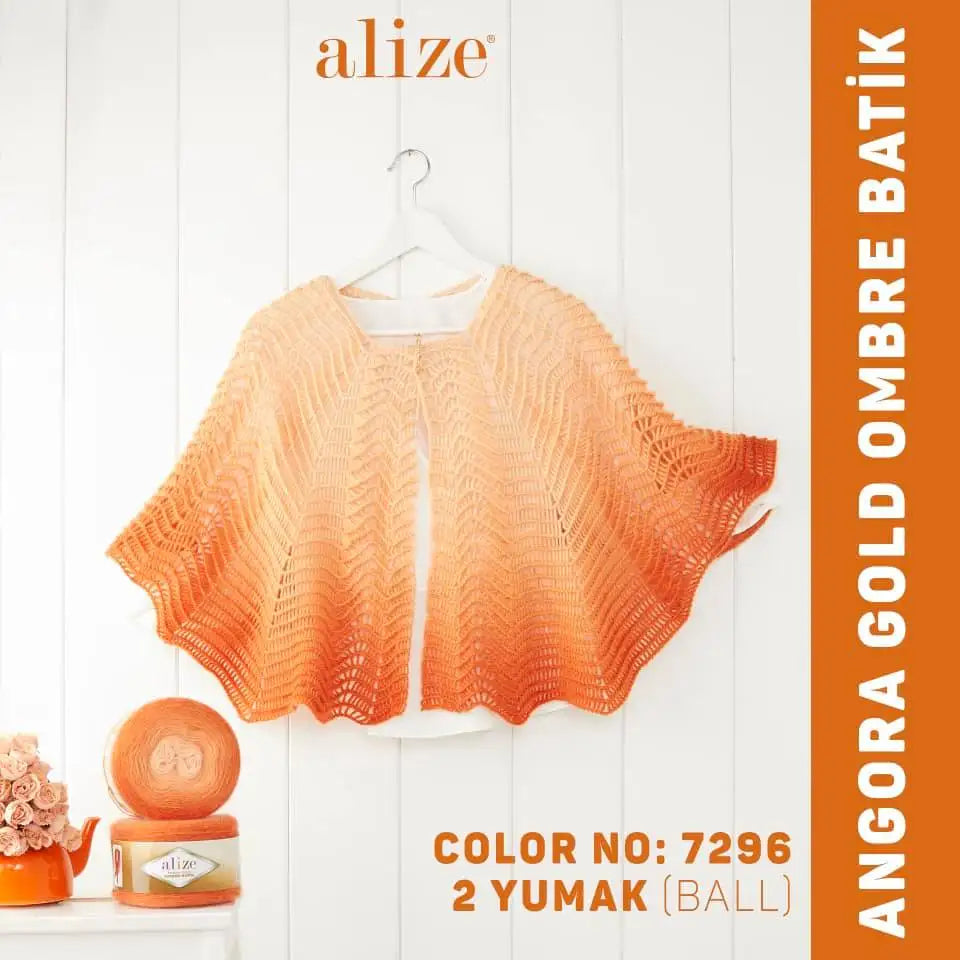 Alize Angora Gold Ombre Batik Cake