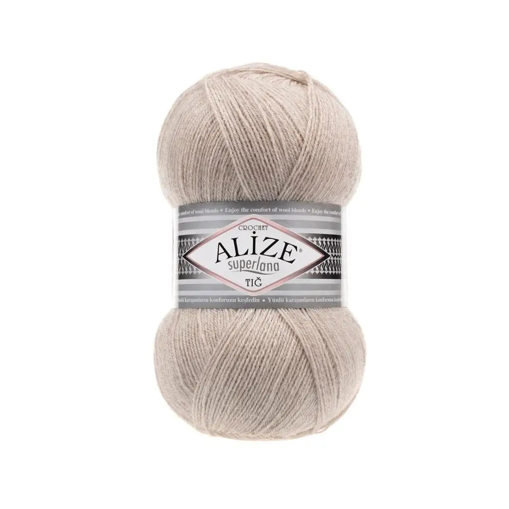 1 Pack ( 5 Balls ) Alize SUPERLANA TIG
