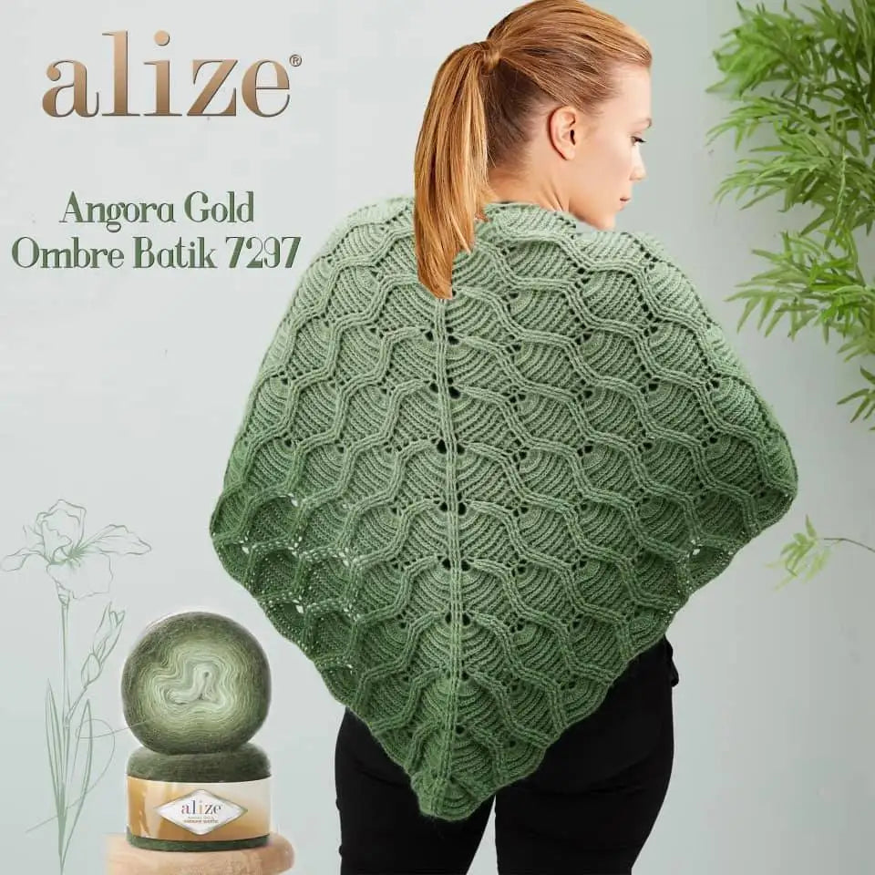 Alize Angora Gold Ombre Batik Cake