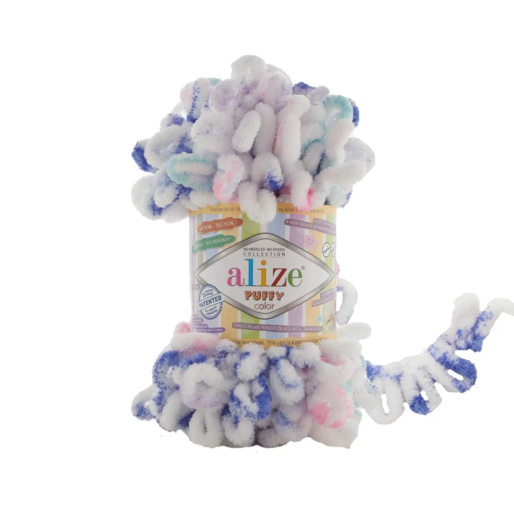 Плюшевая пряжа Alize Puffy Color Amigurumi