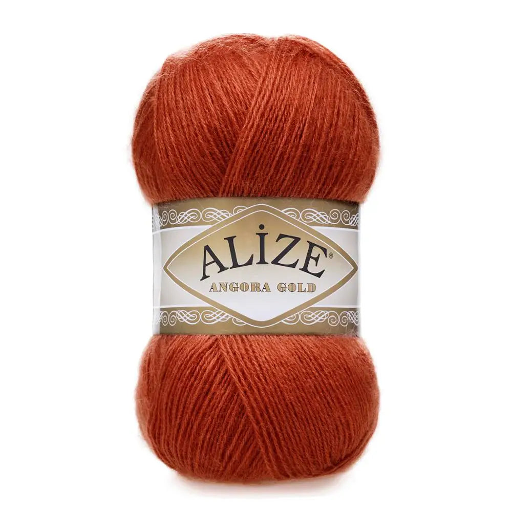 1 Pack ( 5 Balls ) Alize Angora Gold