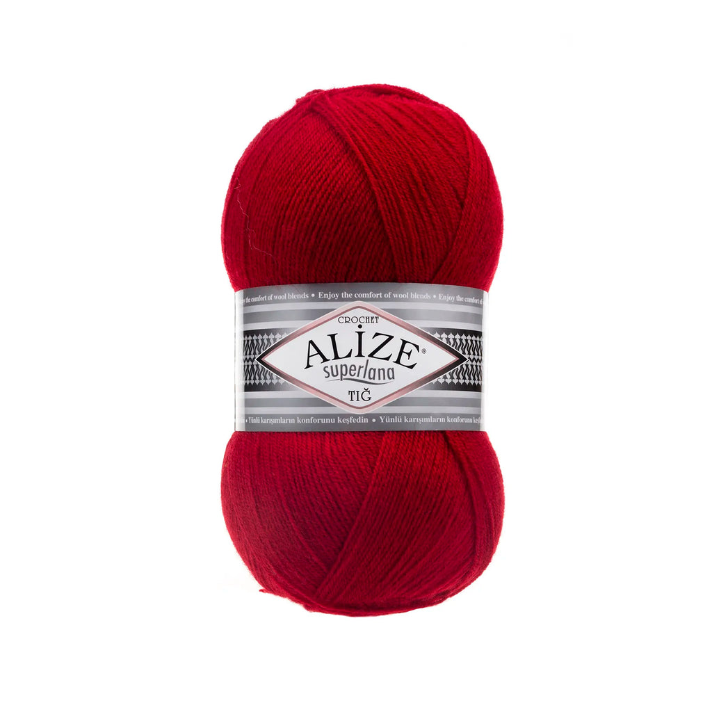 1 Pack ( 5 Balls ) Alize SUPERLANA TIG