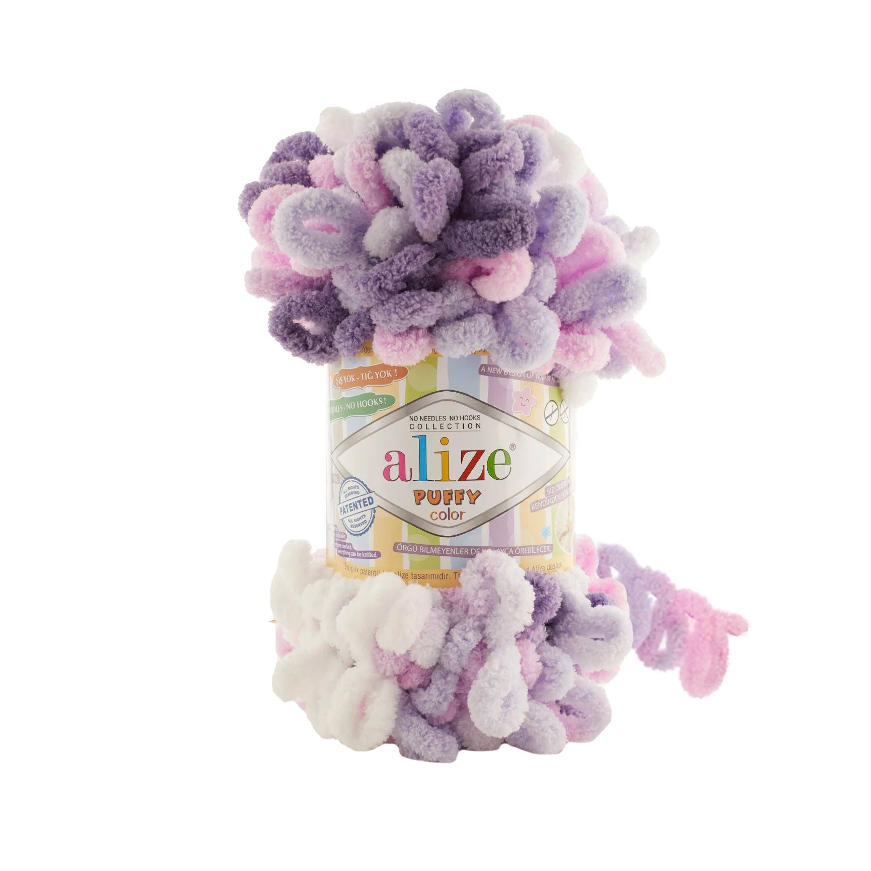 Плюшевая пряжа Alize Puffy Color Amigurumi
