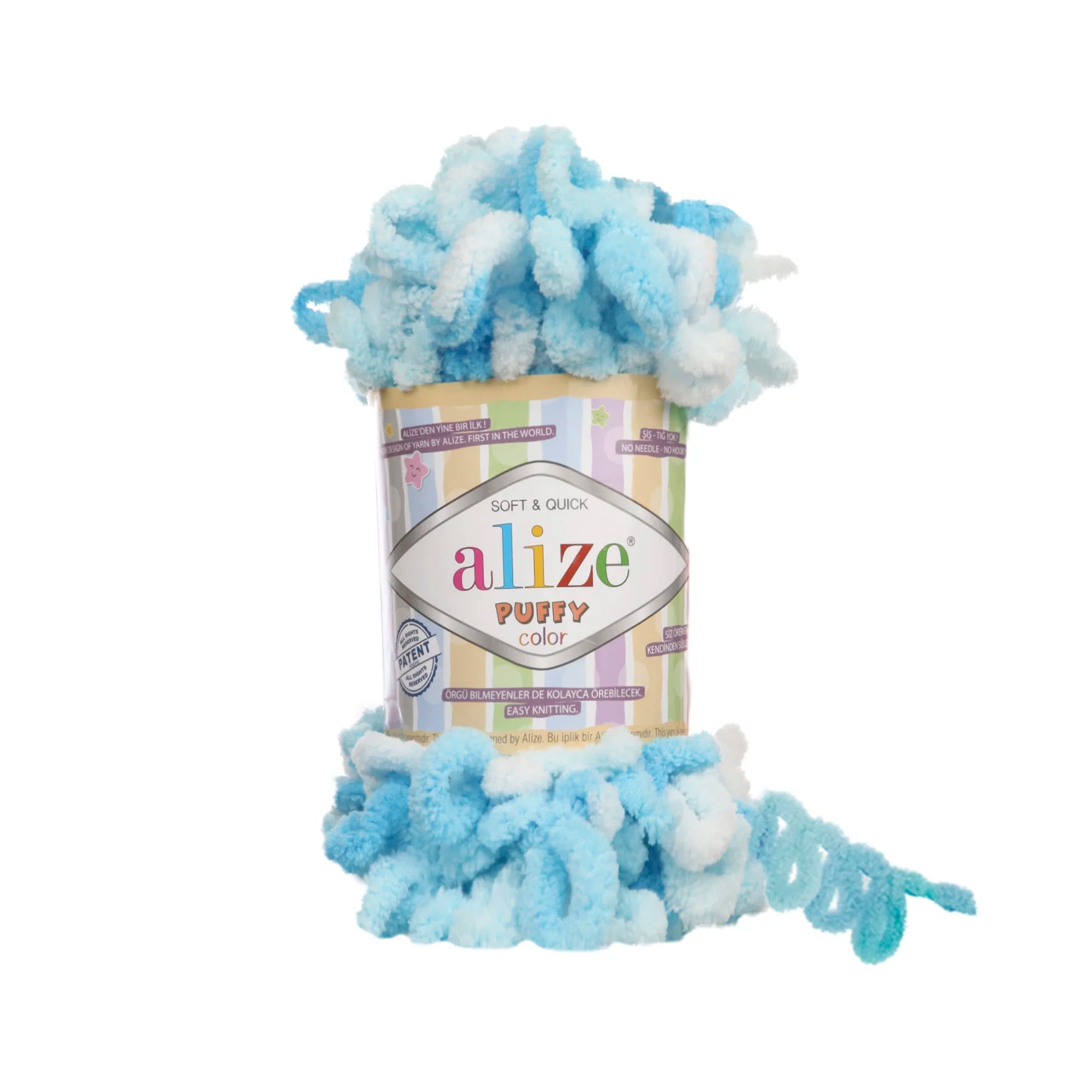 Плюшевая пряжа Alize Puffy Color Amigurumi