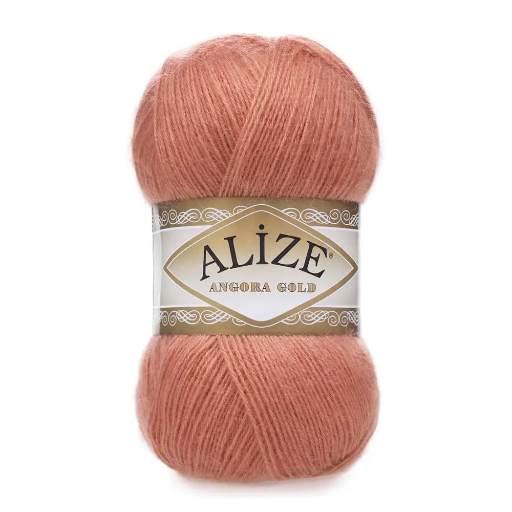 1 Pack ( 5 Balls ) Alize Angora Gold