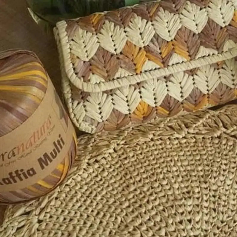 Fibra Natura Raffia Garn 22 Farben