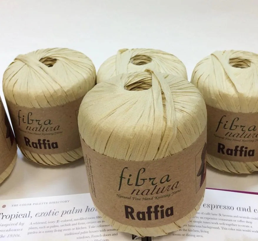 Fibra Natura Raffia Garn 22 Farben