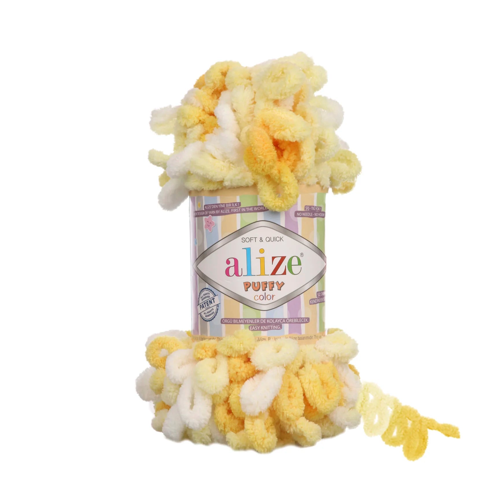 Плюшевая пряжа Alize Puffy Color Amigurumi