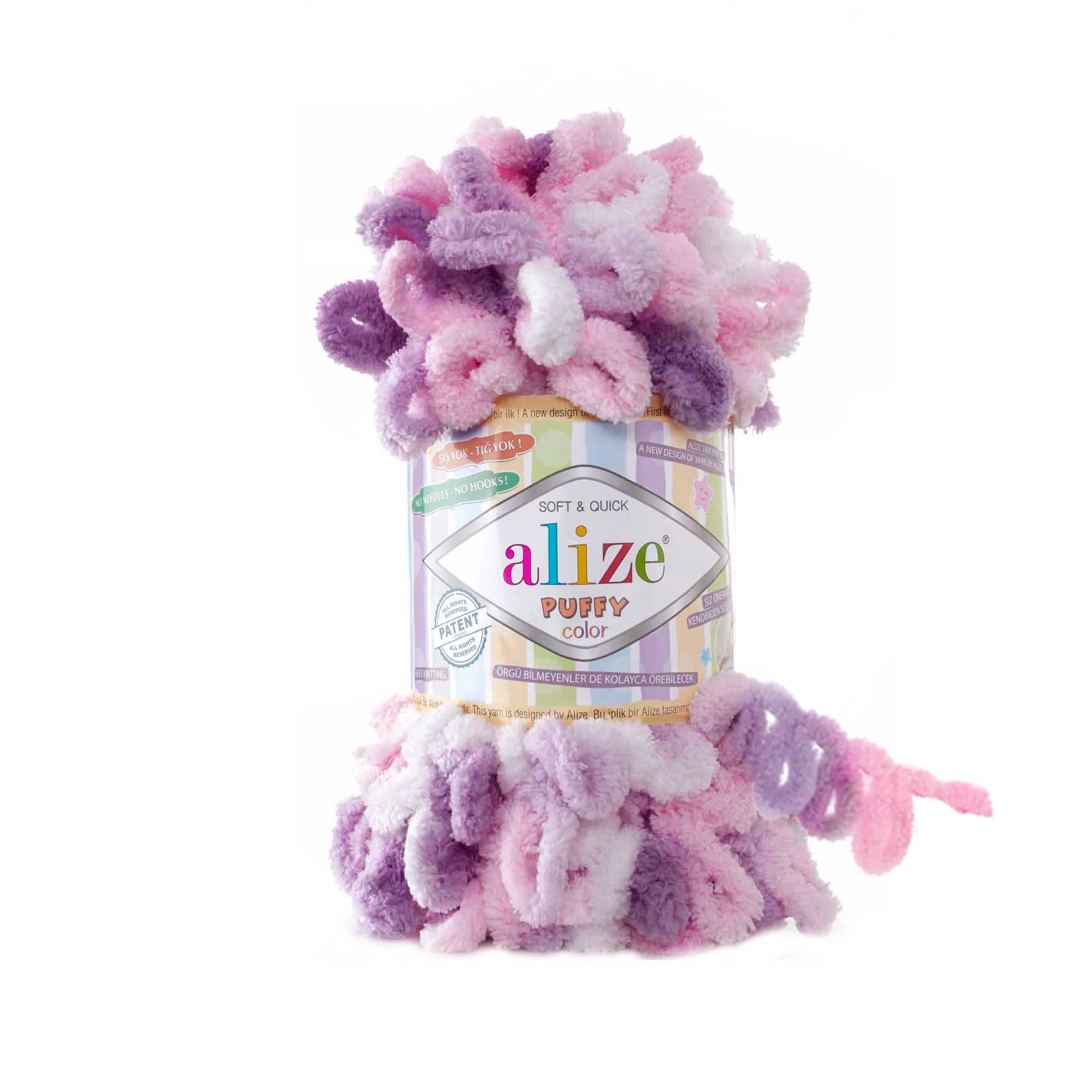 Плюшевая пряжа Alize Puffy Color Amigurumi
