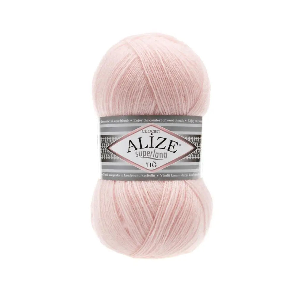 1 Pack ( 5 Balls ) Alize SUPERLANA TIG