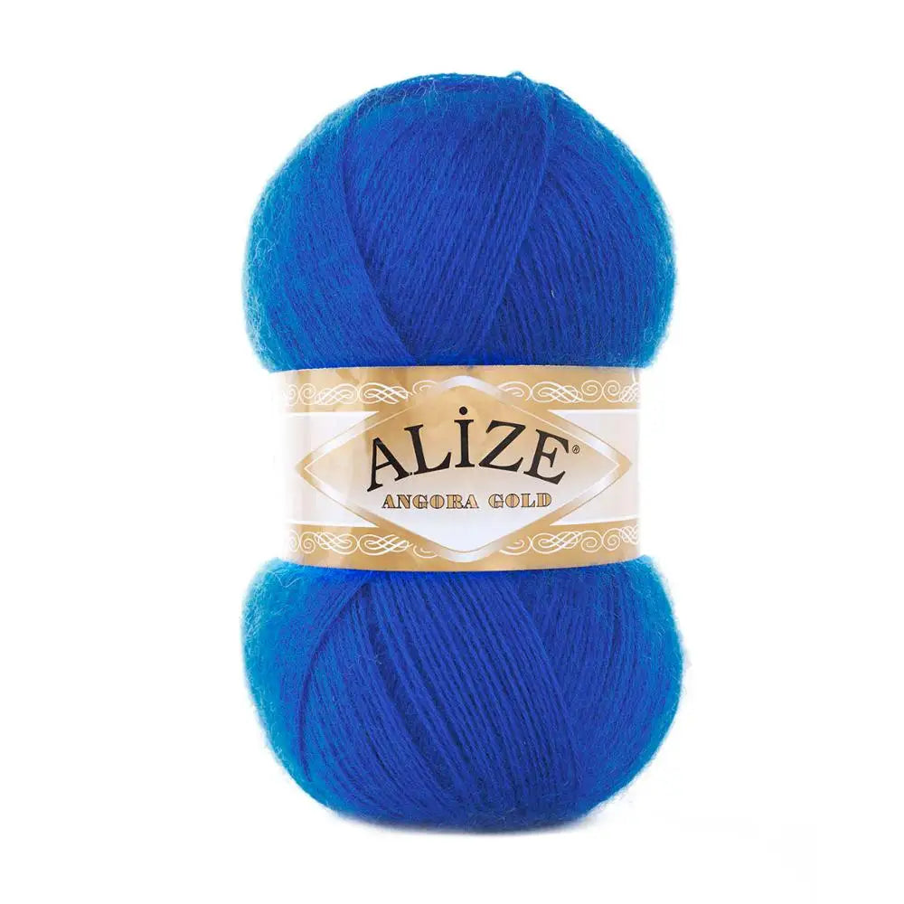 1 Pack ( 5 Balls ) Alize Angora Gold