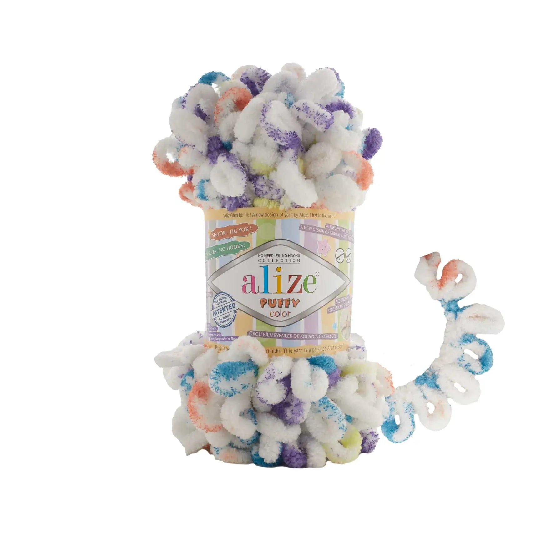 Плюшевая пряжа Alize Puffy Color Amigurumi