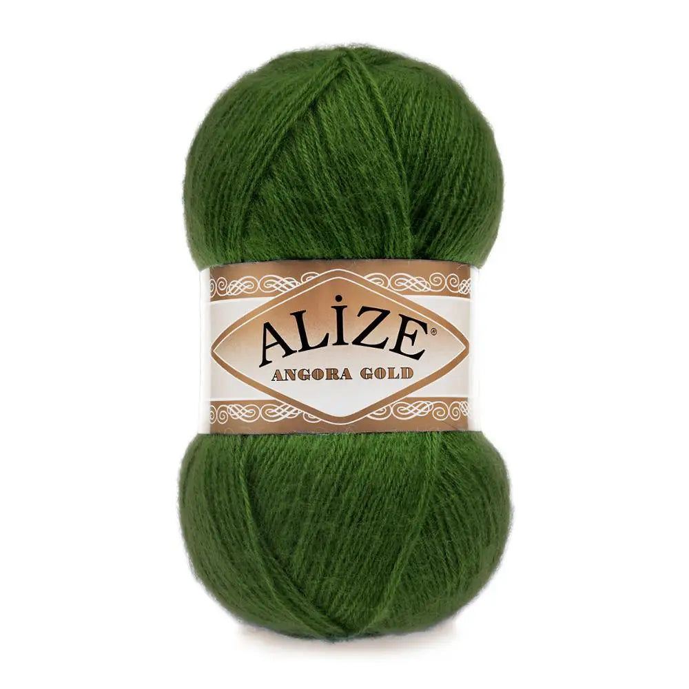 1 Pack ( 5 Balls ) Alize Angora Gold