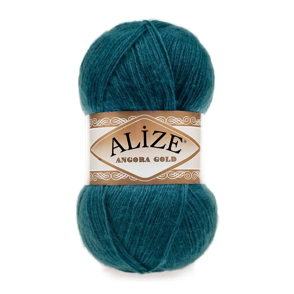 1 Pack ( 5 Balls ) Alize Angora Gold