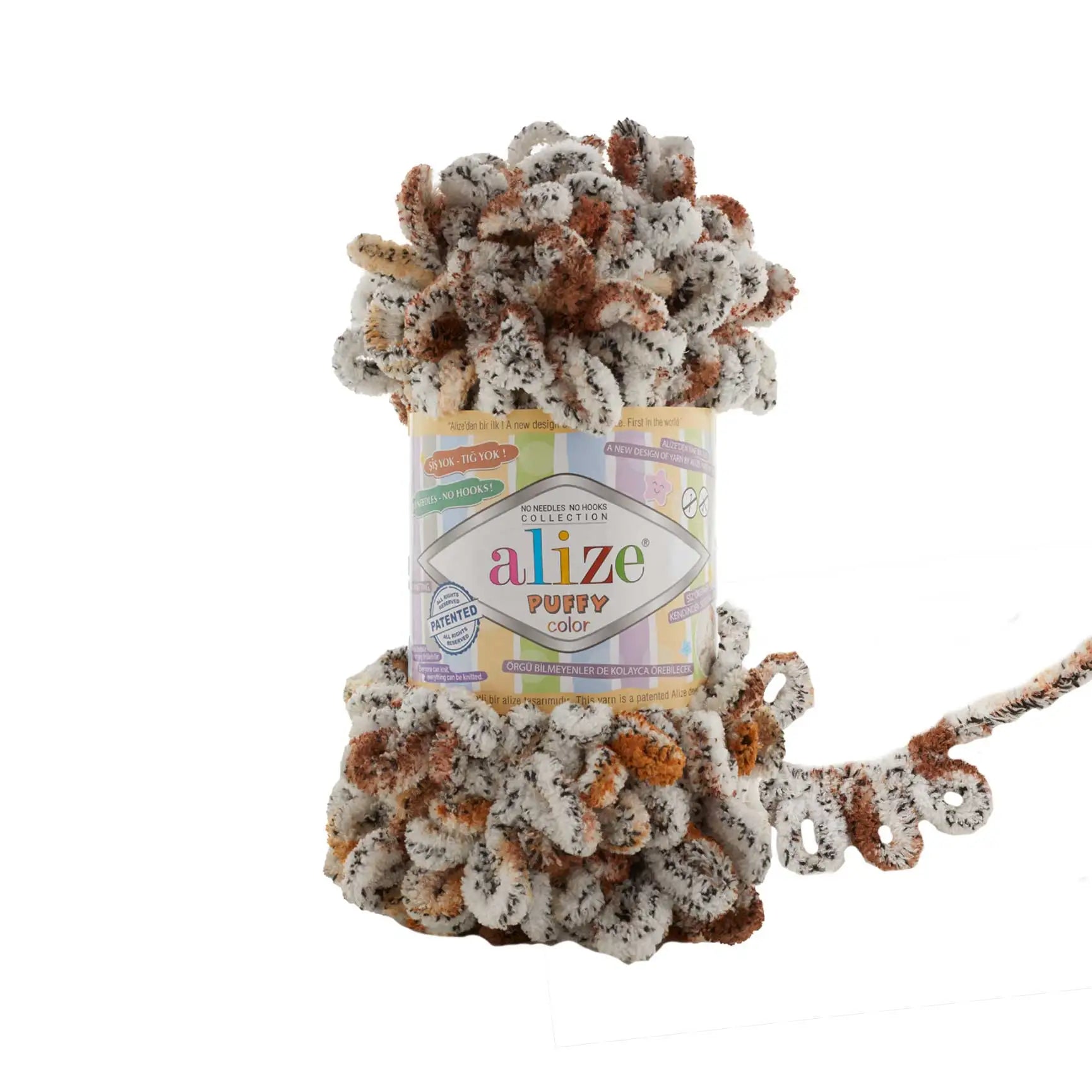 Плюшевая пряжа Alize Puffy Color Amigurumi