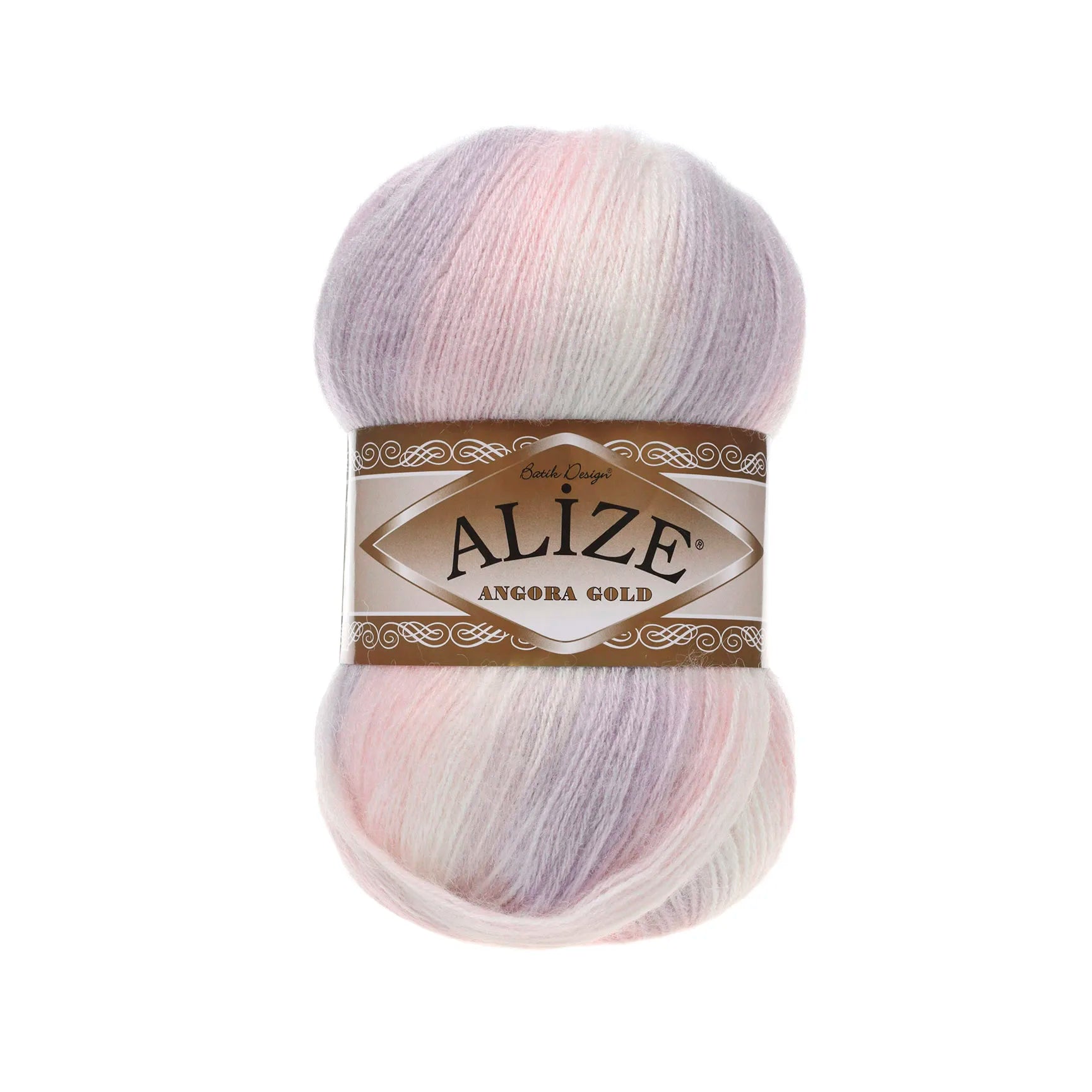 1 Pack ( 5 Balls ) Alize Angora Gold Batik