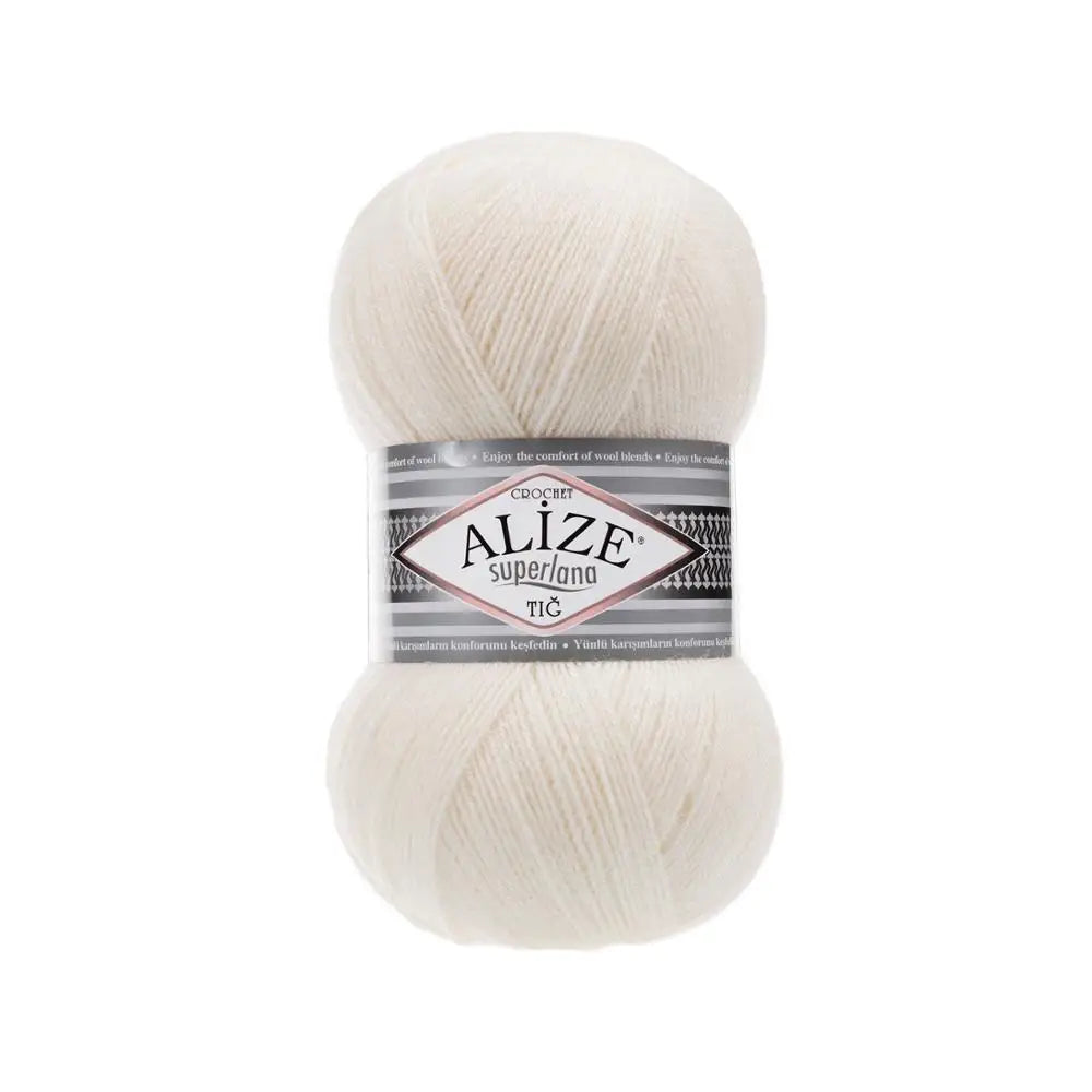 1 Pack ( 5 Balls ) Alize SUPERLANA TIG