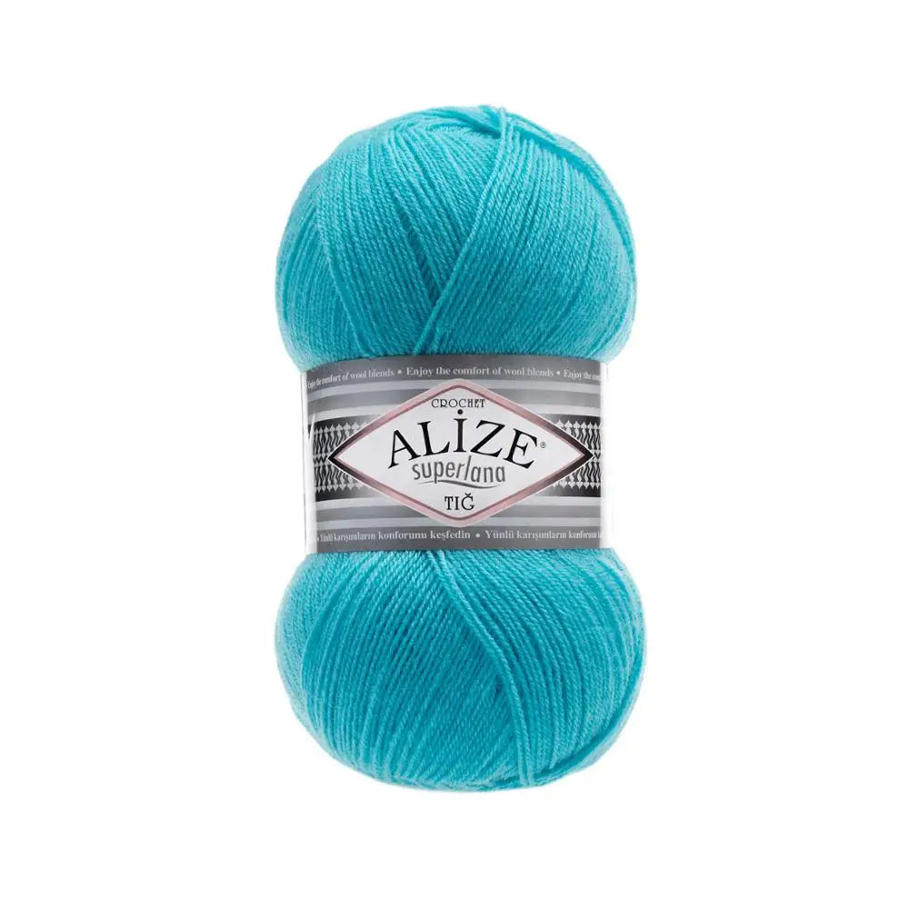 1 Pack ( 5 Balls ) Alize SUPERLANA TIG
