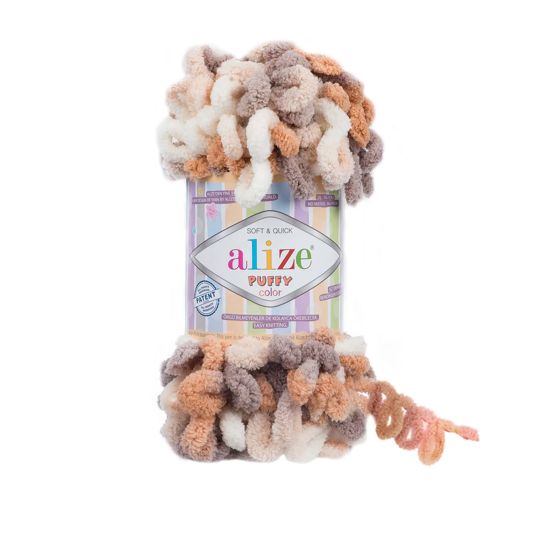Плюшевая пряжа Alize Puffy Color Amigurumi