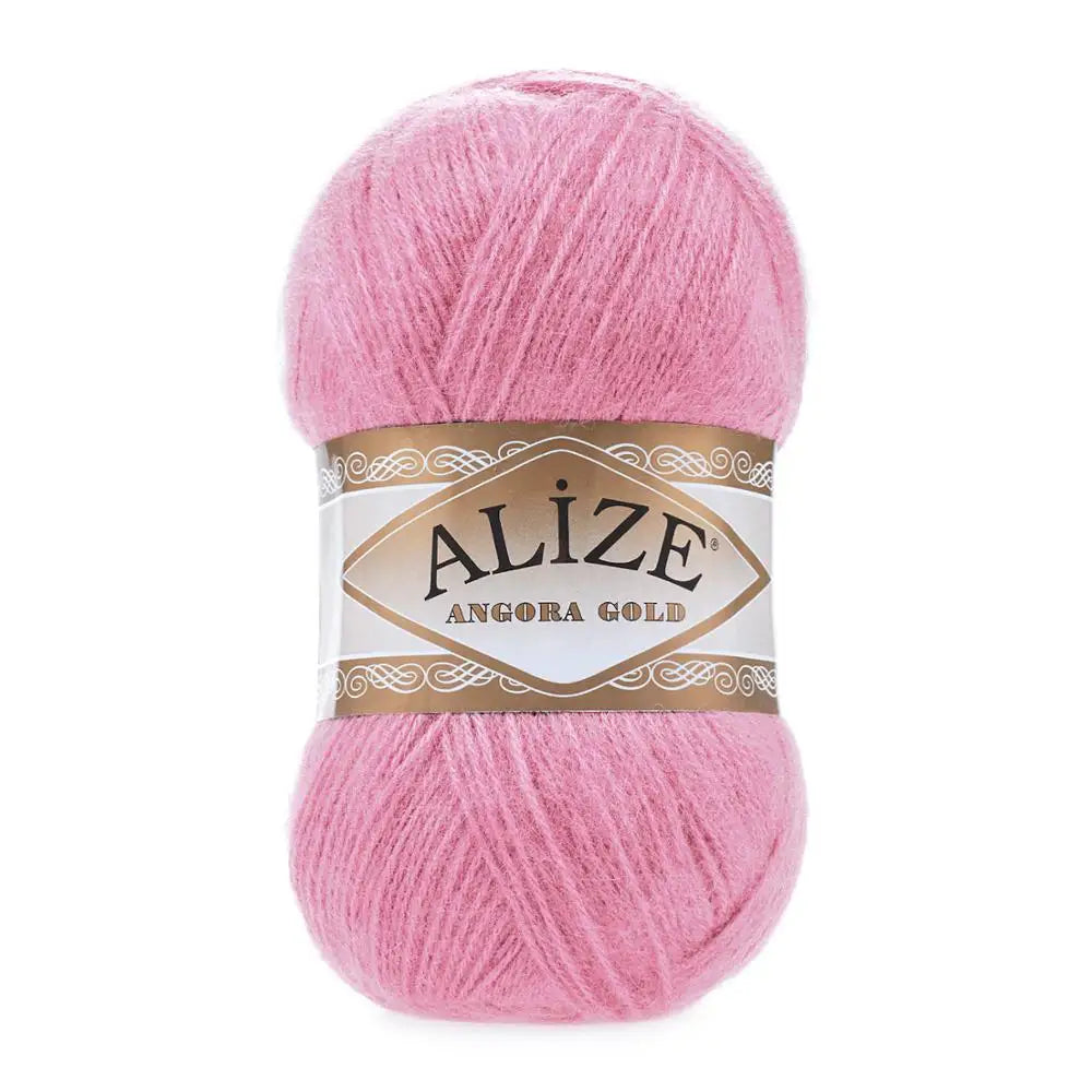 1 Pack ( 5 Balls ) Alize Angora Gold