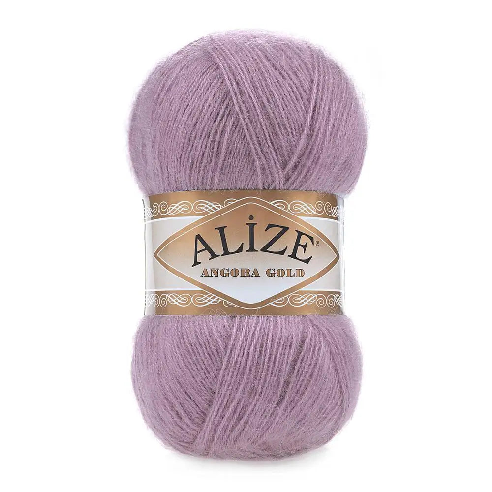 1 Pack ( 5 Balls ) Alize Angora Gold