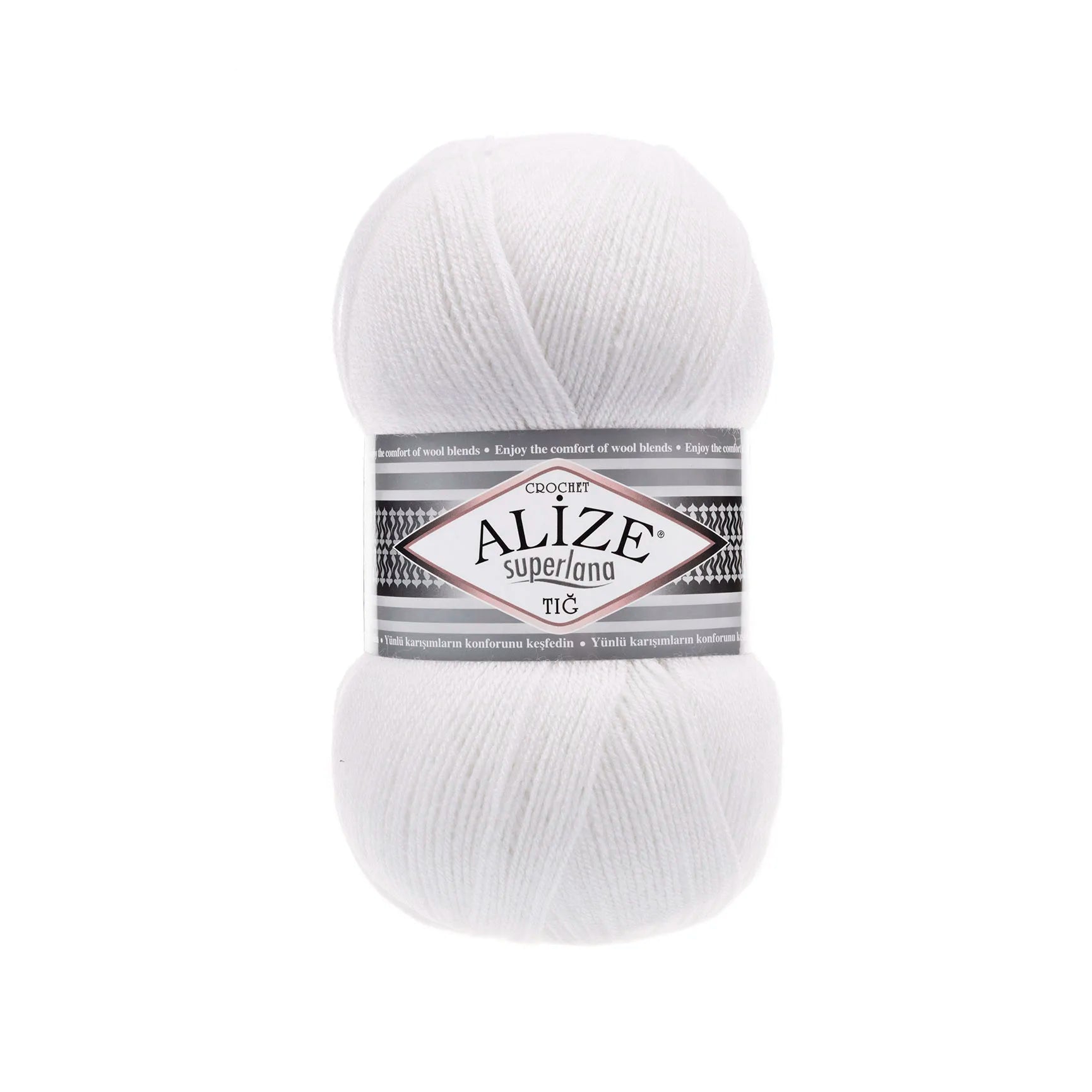 1 Pack ( 5 Balls ) Alize SUPERLANA TIG