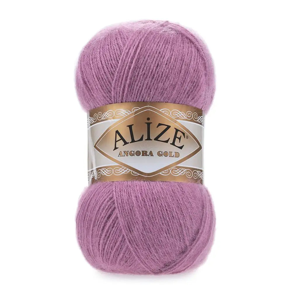 1 Pack ( 5 Balls ) Alize Angora Gold