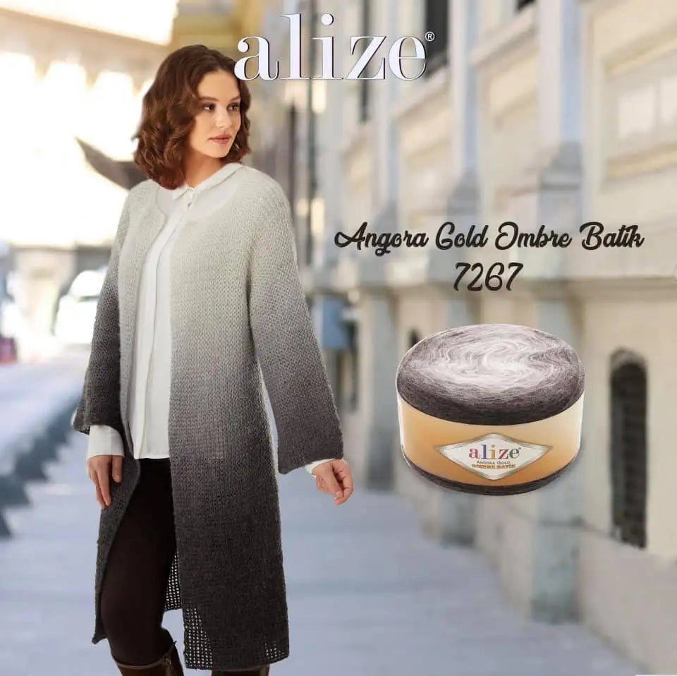 Alize Angora Gold Ombre Batik Cake