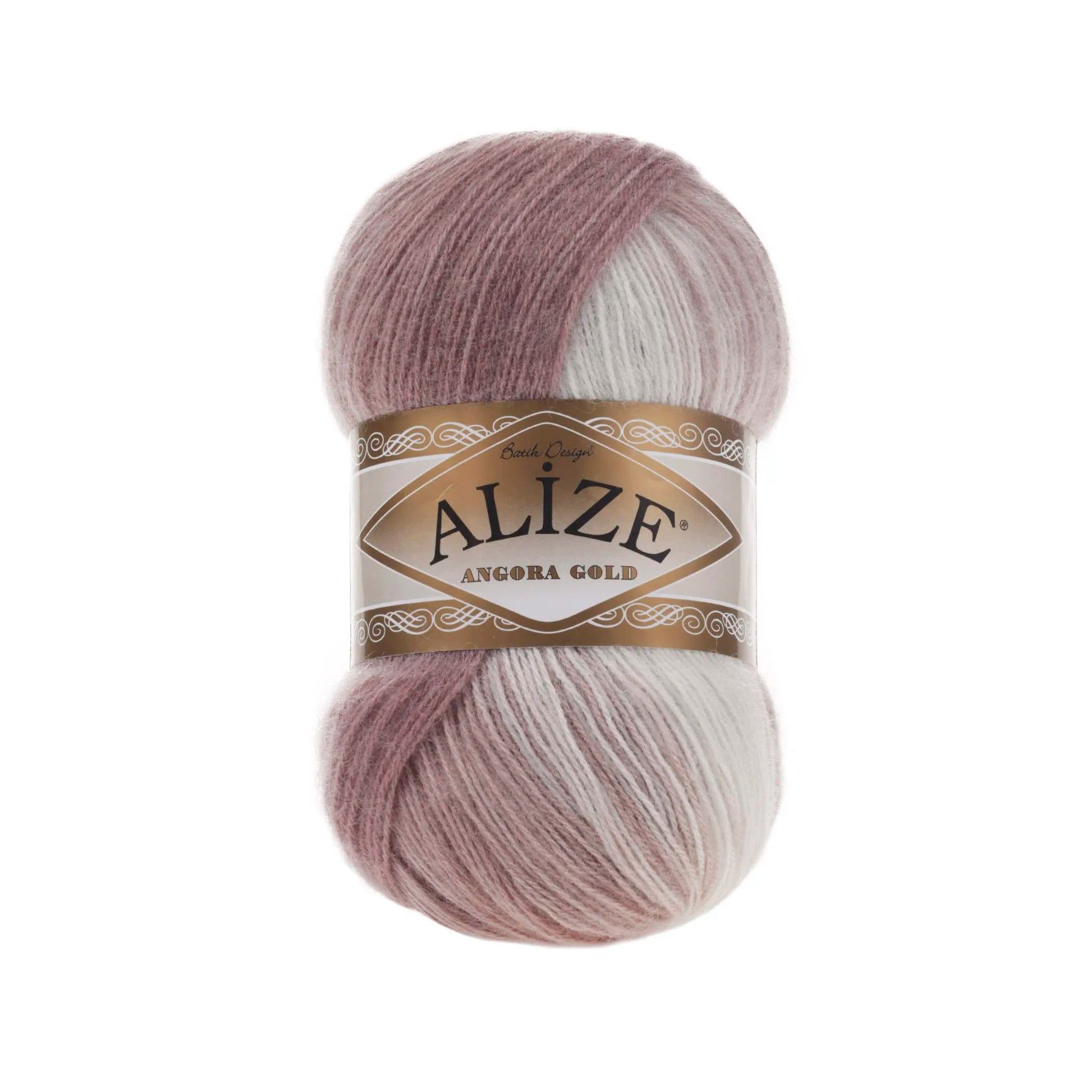 1 Pack ( 5 Balls ) Alize Angora Gold Batik