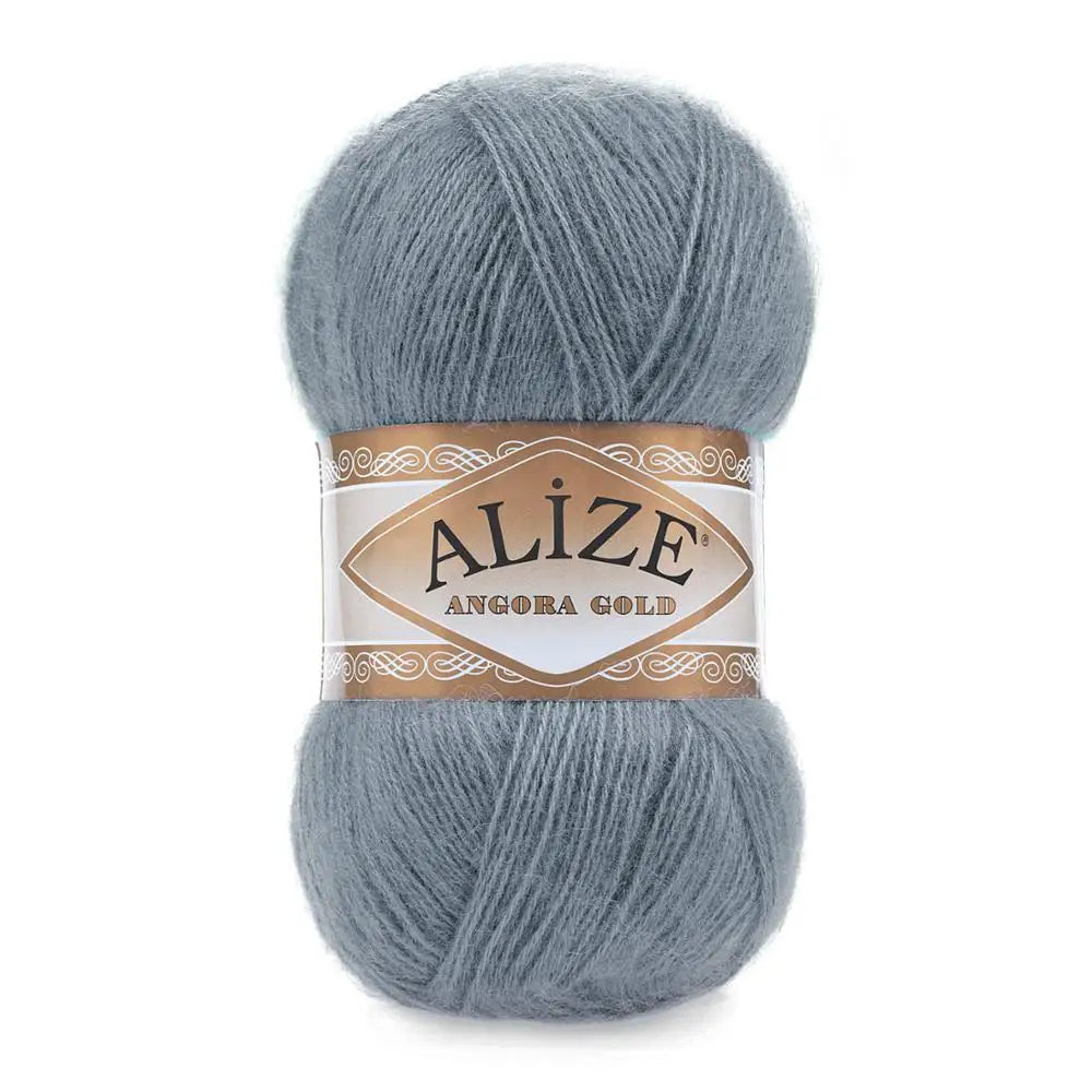 1 Pack ( 5 Balls ) Alize Angora Gold