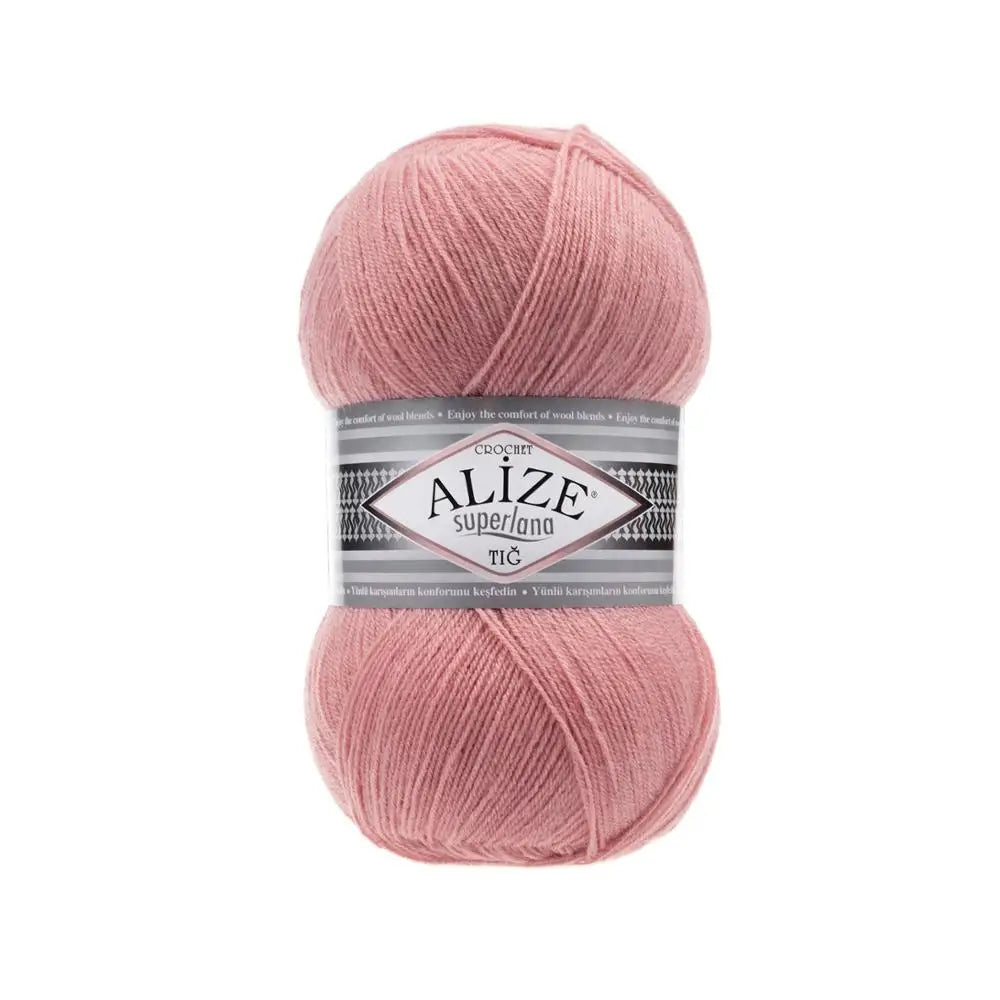1 Pack ( 5 Balls ) Alize SUPERLANA TIG