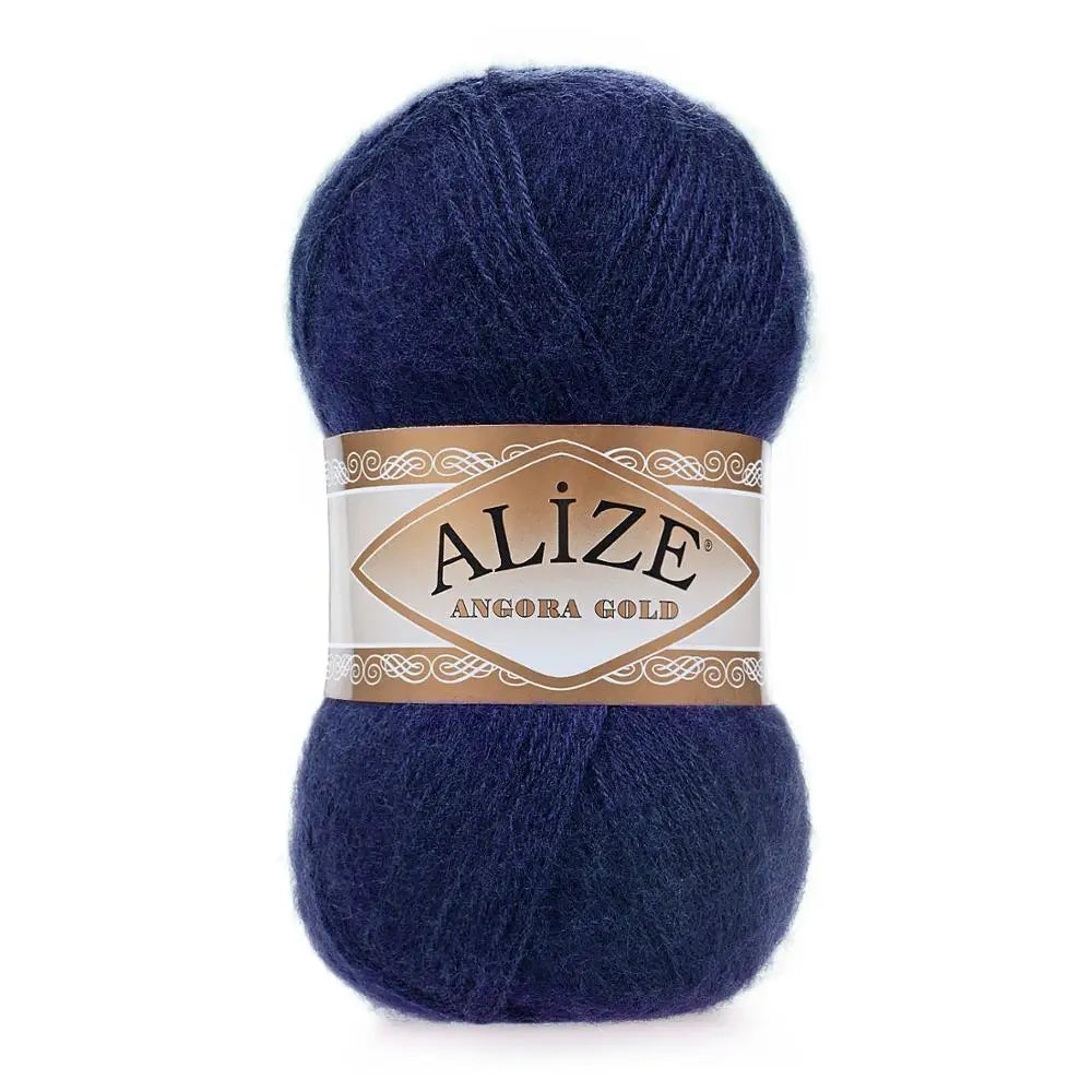 1 Pack ( 5 Balls ) Alize Angora Gold