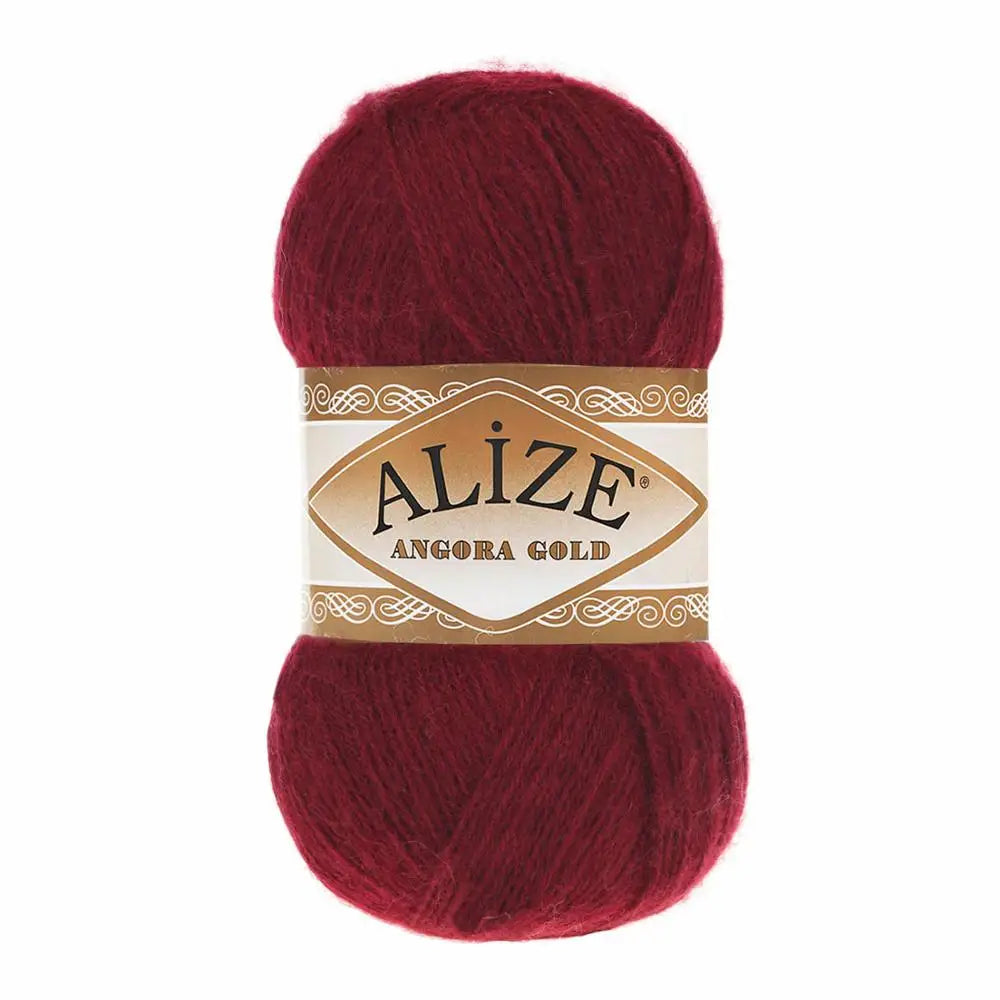 1 Pack ( 5 Balls ) Alize Angora Gold